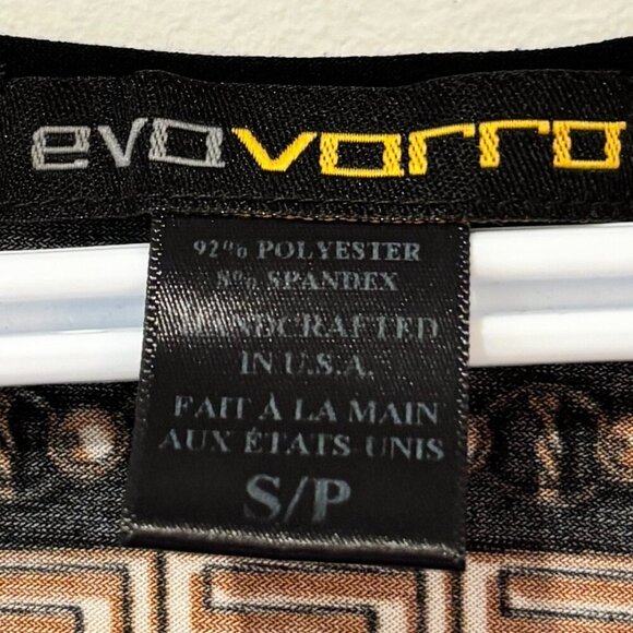 Evovorro Baroque Print Twist Front Mini Dress - Picture 8 of 8